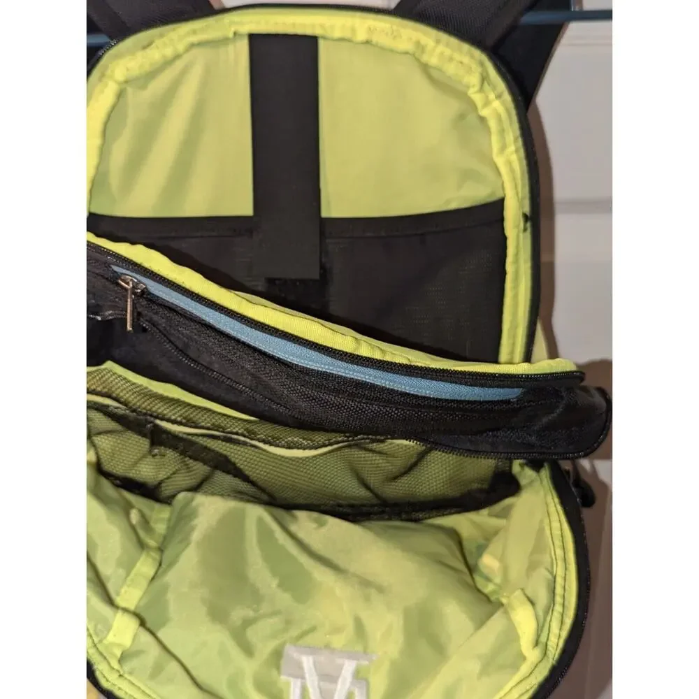 New Balance backpack LA Dodgers Logo Running Track Bag Black Yellow Hydration